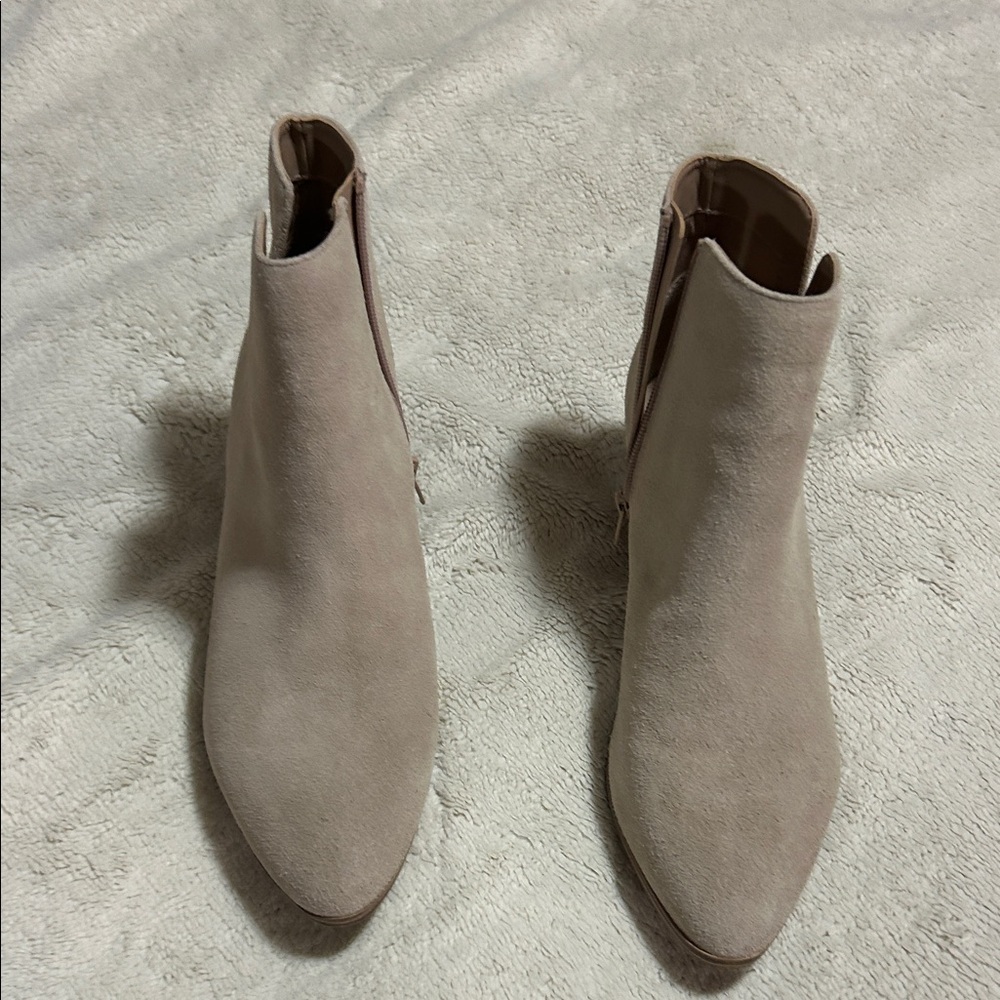 Aldo Beige Ankle Booties